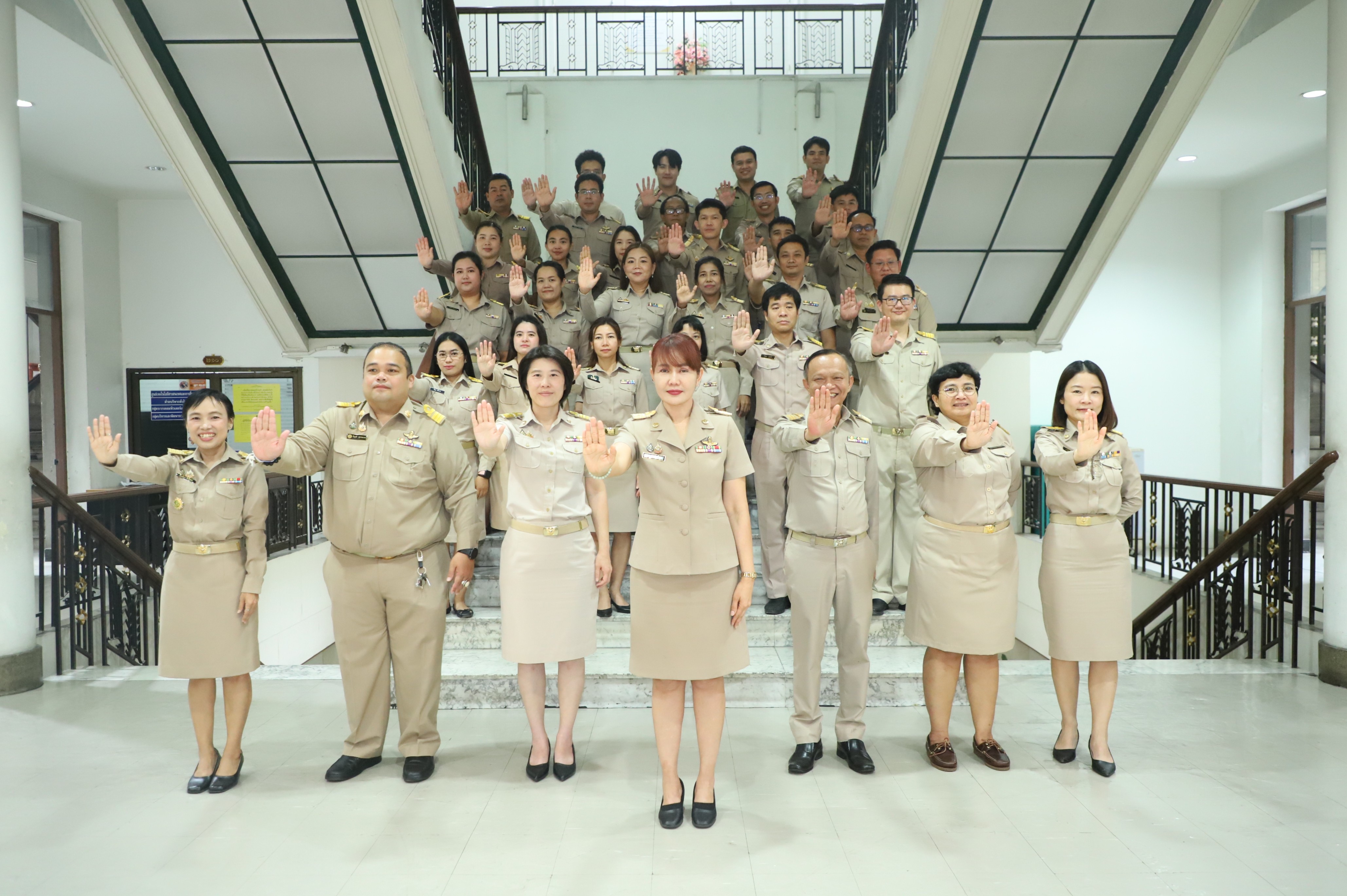 title - สกม. ประกาศเจตนารมณ์เป็นองค์กรคุณธรรม ประจำปีงบประมาณ พ.ศ. 2569 พร้อม แสดงออกเชิงสัญลักษณ์และแสดงเจตนารมณ์ไม่รับของขวัญและของกำนัลทุกชนิดจากการปฏิบัติหน้าที่ (No Gift Policy)